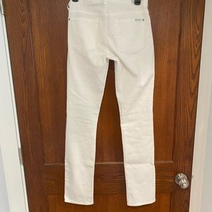 7 For All Mankind size 27 white jeans